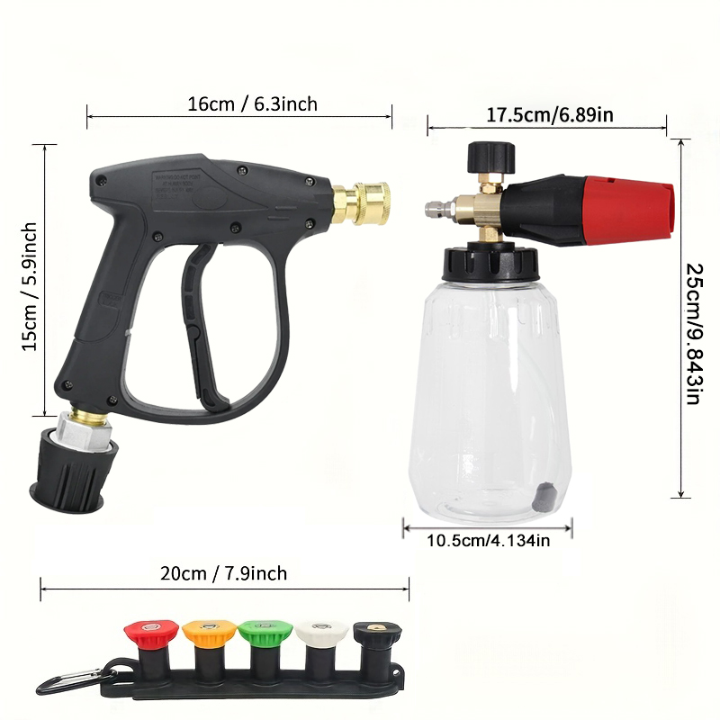 Karcher-kompatibles Schneescha – Foam Cannon Car Wash Bewertung und Preis