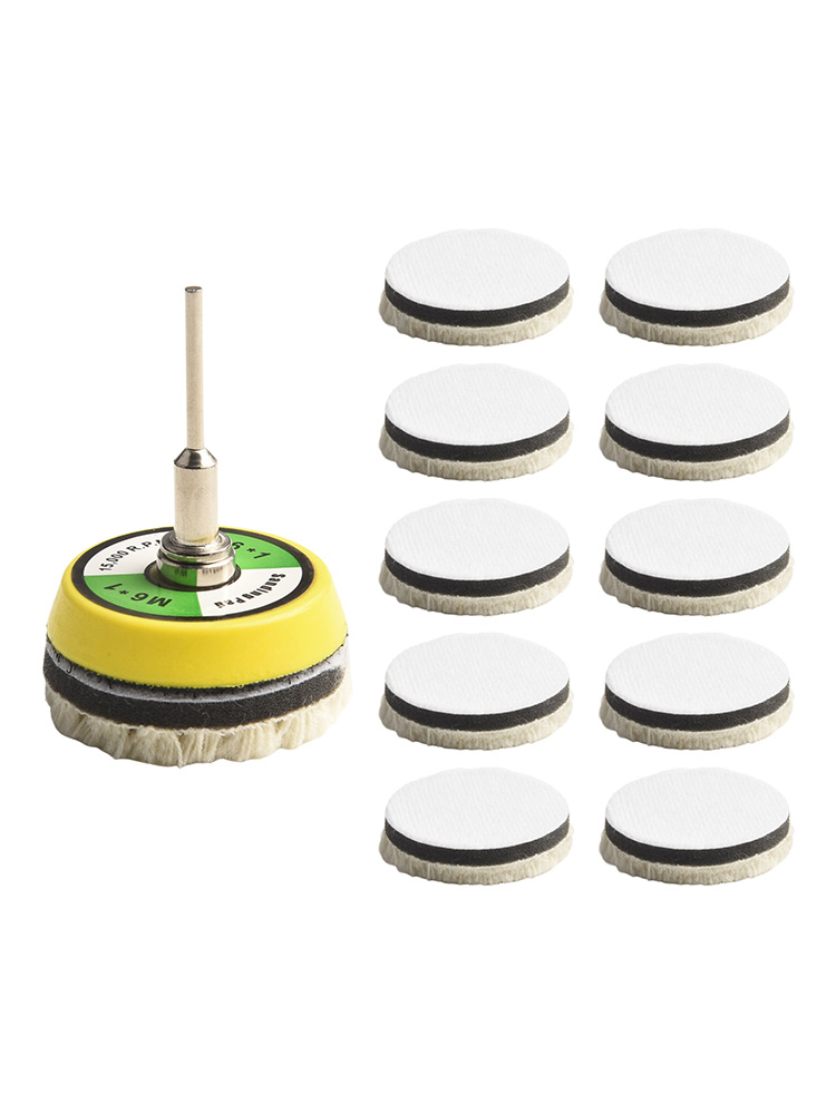 Polierpads aus Wolle, 11-teili – Polish Pad Set Buffer Bewertung und Preis